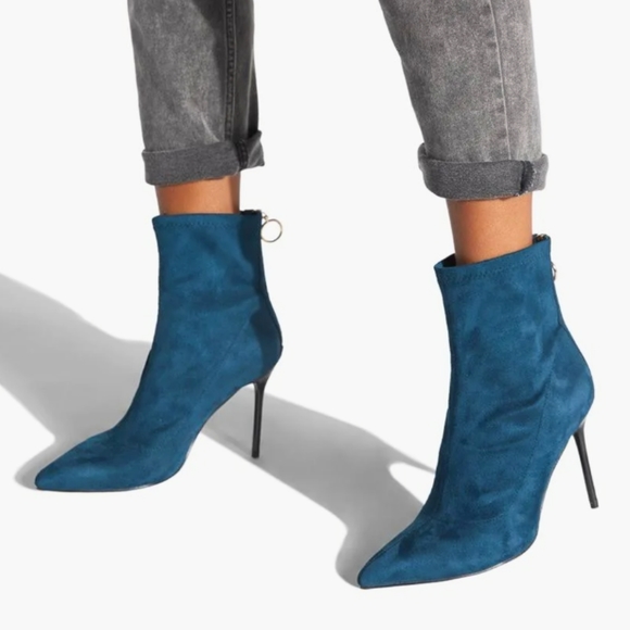 Teal Ankle Bootie NEW - Picture 5 of 7